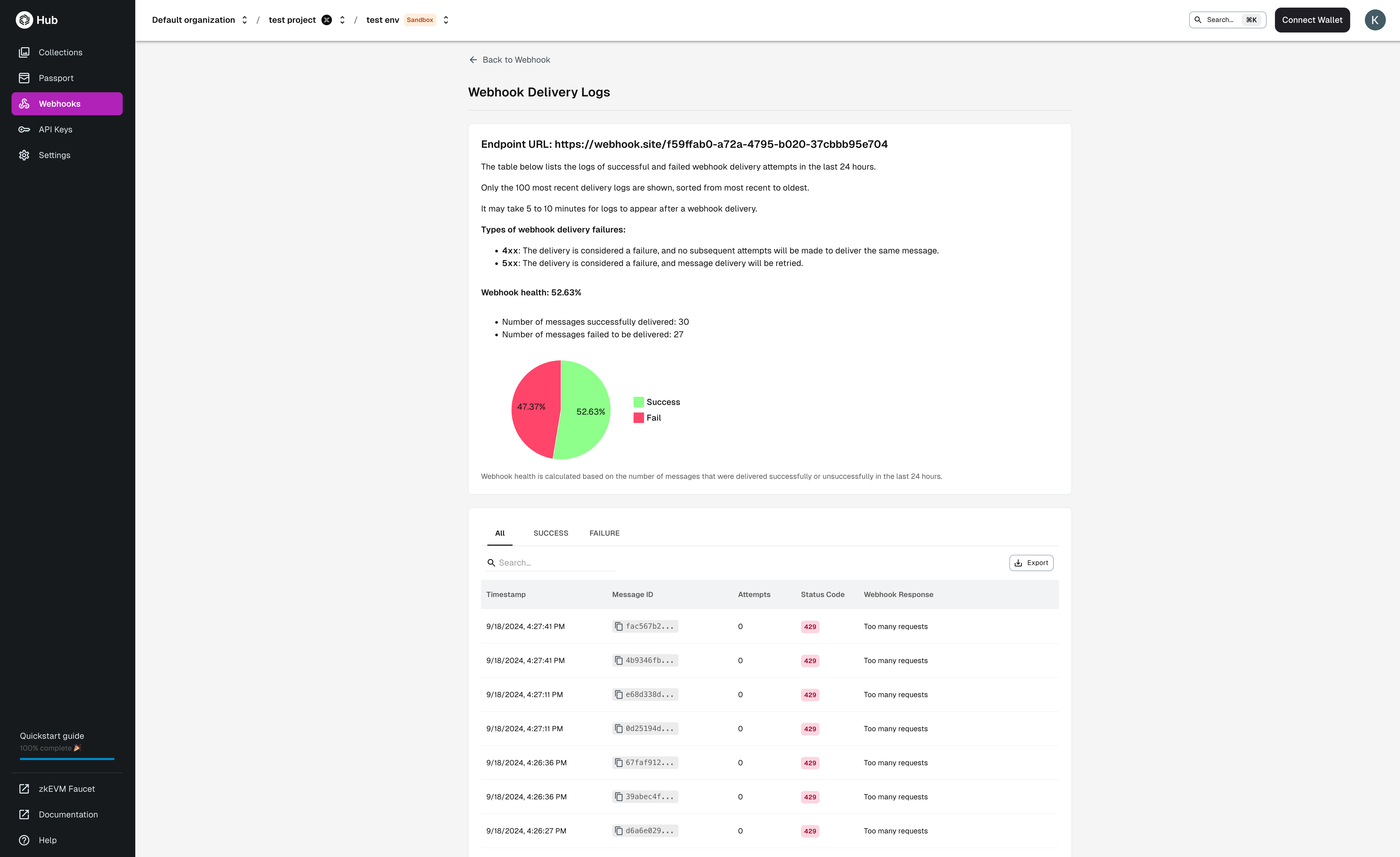 Webhook Logs