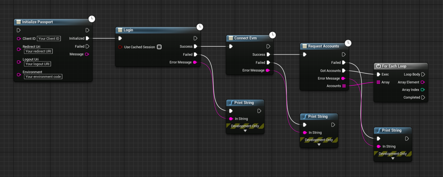 Passport Login Blueprint